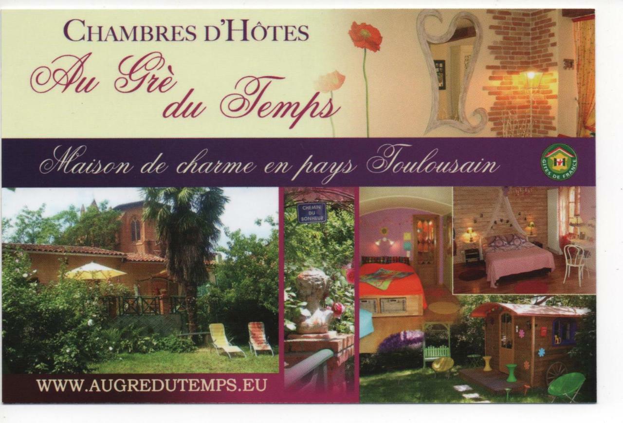 La Chambre D'Hote Au Gre Du Temps Montlaur  Bagian luar foto